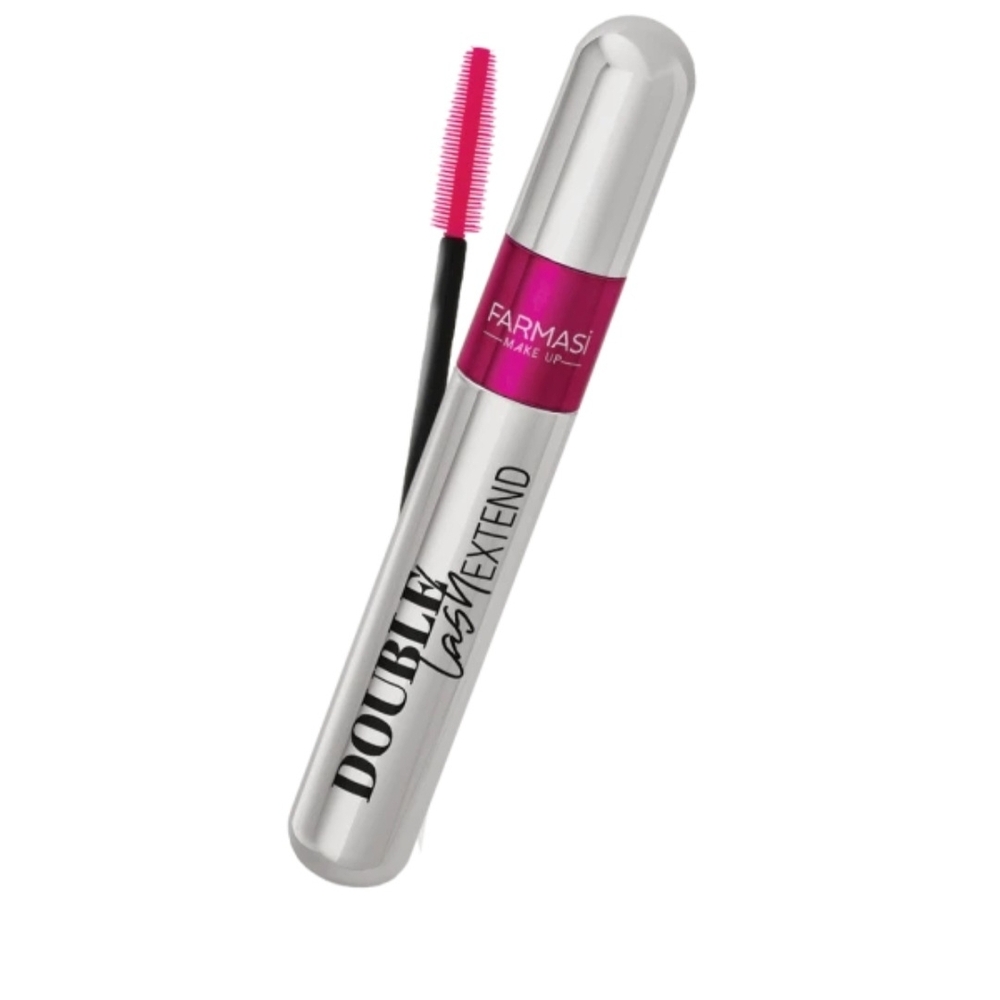 Farmasi Double Lash Extend Mascara - Vibrant Pink and Sleek Silver
